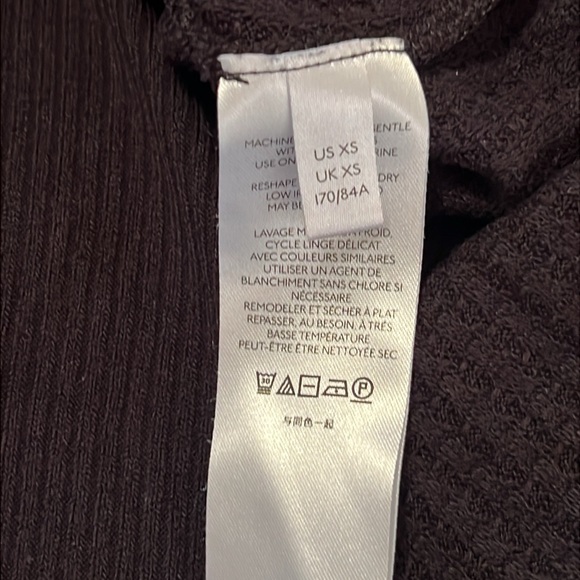 Free People Leo Henley Tee Black XS - Picture 8 of 10